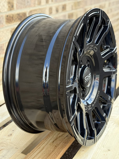 17" Volkswagen Transporter OZ Rally Legend Gloss Black Alloy Wheels