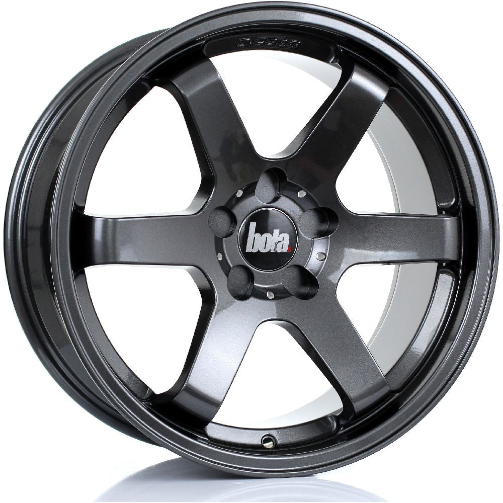 4 x BOLA B1 GLOSS GUNMETAL & 4 x 225/45R18 95Y XL RUNWAY ENDURO SPORT