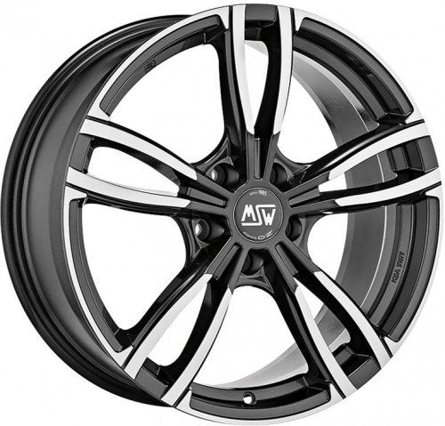 4 x MSW MSW 73 GLOSS DARK GREY FULL POLISHED
