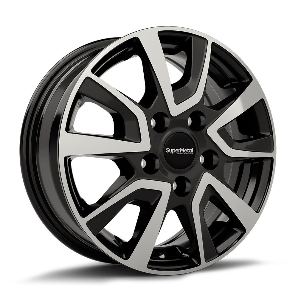 4 x SuperMetal Vault black polished glossy & 4 x 245/45ZR18 100W XL LEAO NOVA-FORCE
