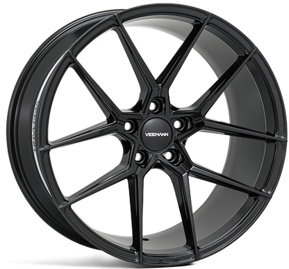 2 x Veemann V-FS39 Gloss Black & 2 x 225/40ZR19 (93Y) XL FALKEN FK520 AZENIS + 2 x Veemann V-FS39 Gloss Black & 2 x 255/35ZR19 (96Y) XL FALKEN FK520 AZENIS