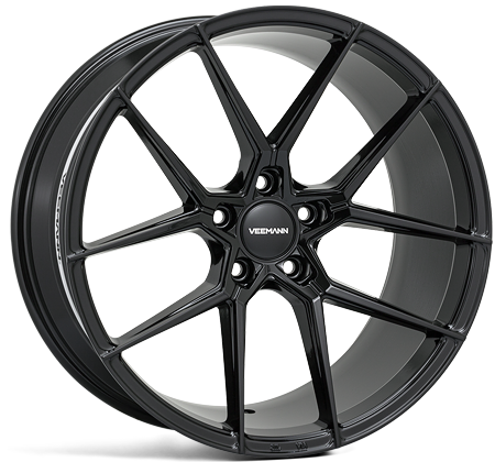 2 x Veemann V-FS39 Gloss Black & 2 x 225/40ZR19 (93Y) XL FALKEN FK520 AZENIS + 2 x Veemann V-FS39 Gloss Black & 2 x 255/35ZR19 (96Y) XL FALKEN FK520 AZENIS