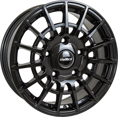 4 x Calibre T-Sport Gloss Black & 4 x 225/45R18 MICH PRIM3 ZP* 91W RFT