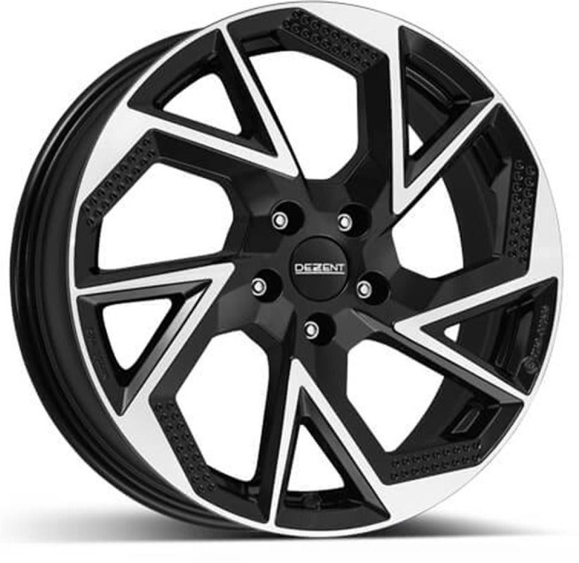 4 x Dezent AP dark Black / Polished & 4 x 225/45R17 94W XL BRIDGESTONE TURANZA 6 ENLITEN AO