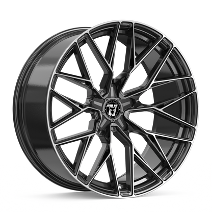 Wheel & Tyres Package( Wolfrace 71 Wolfsburg GTR CUSTOM Gloss Raven Black Polished + 245/45R20 PIR P-ZERO JLR 103YXL [1] )