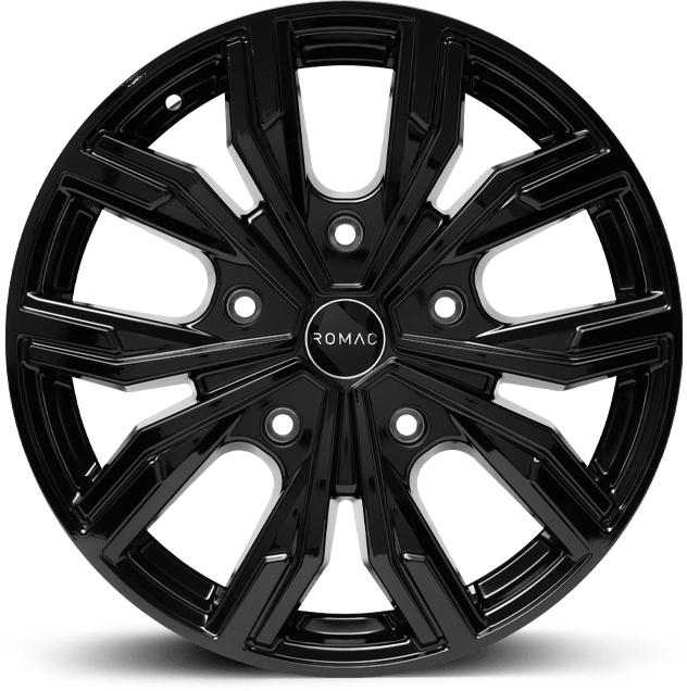 4 x ROMAC TORQUE GLOSS BLACK