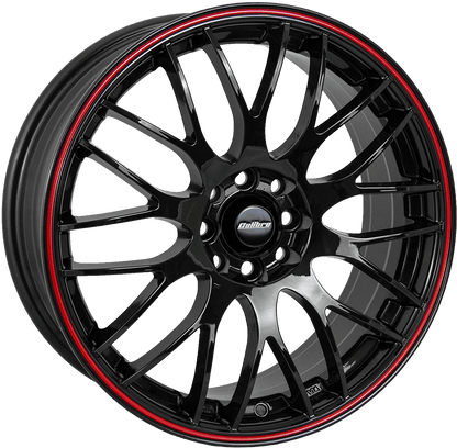 Wheel & Tyres Package( Calibre Motion Gloss Black / Red Pinstripe + 215/40R17 TOYO PXTR1 87W XL )