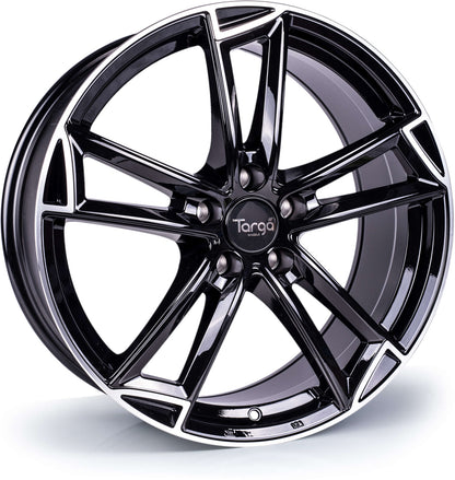 4 x Targa TG3 Gloss Black / Polished Lip & 4 x 245/35R19 93Y XL TRIANGLE EFFEXSPORT TH202