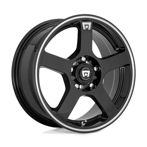 4 x Motegi MR116 FS5 GLOSS BLACK W/ MACHINED FLANGE & 4 x 225/45R17 GO EGF1 ASY 3 94YXL*