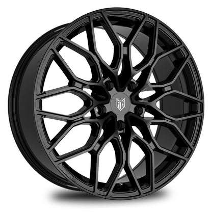 REAR Wheel & Tyres Package( FOX FX9 GLOSS BLACK + 225/40R18 BST PSPORT 92YXL )