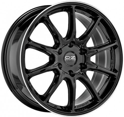 4 x OZ Racing HYPER XT HLT OFFROAD GLOSS BLACK+DIAMOND LIP & 4 x 265/45ZR20 (108Y) XL BRIDGESTONE POTENZA SPORT MO1