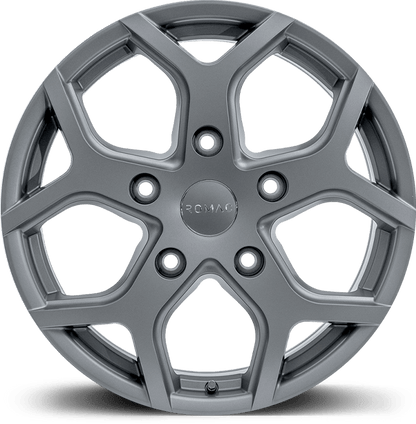 4 x ROMAC COBRA MATT CARBON & 4 x 255/45ZR18 103Y XL DYNAMO STREET-H MU71