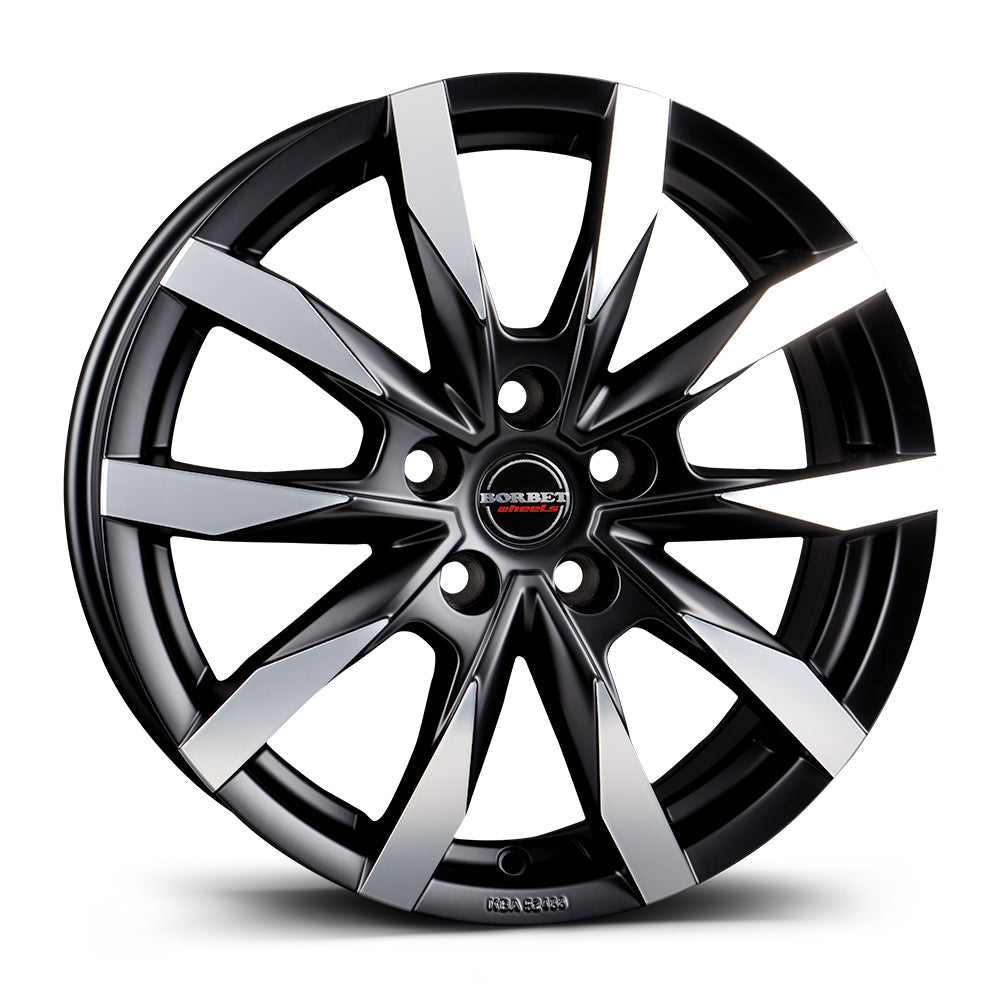 Borbet CW5 black polished matt