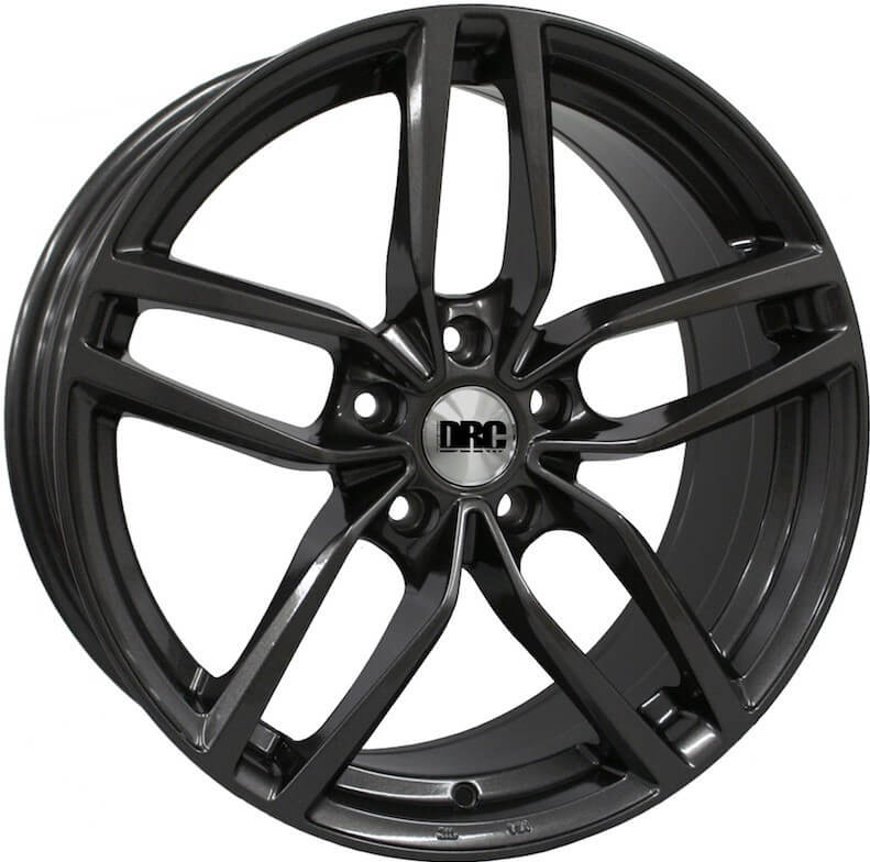 4 x DRC DRS Gunmetal & 4 x 225/40R18 92Y XL BRIDGESTONE TURANZA ALL SEASON 6 ENLITEN