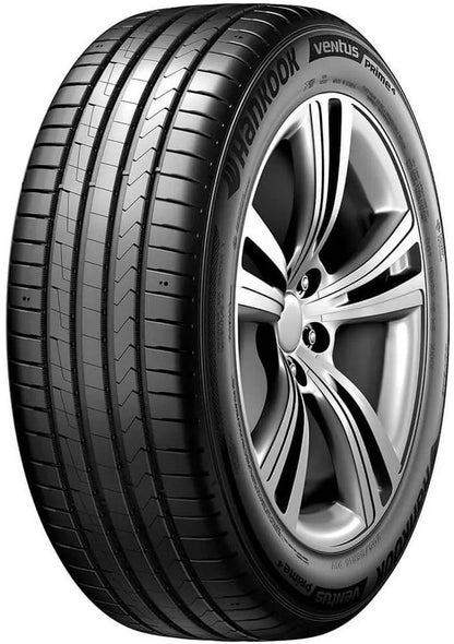 4 x AXE EX45 GLOSS BLACK & 4 x 235/55R18 104V XL HANKOOK VENTUS PRIME 4 K135A