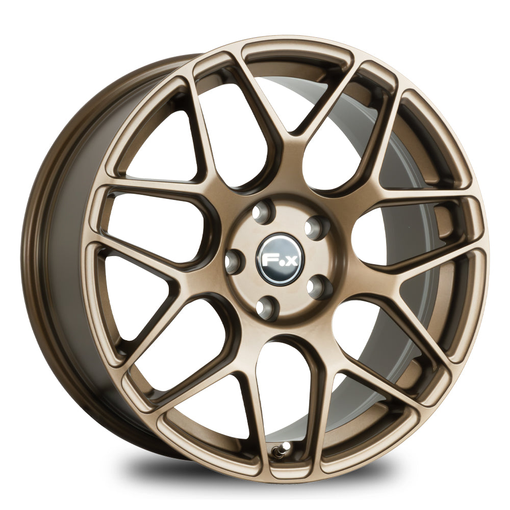 4 x FOX PF3 SATIN BRONZE & 4 x 225/60R18 104H XL YOKOHAMA GEOLANDAR A/T G015