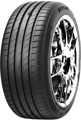 4 x AXE EX50 GLOSS BLACK & 4 x 255/50R20 109W XL WESTLAKE ZUPERACE Z-007