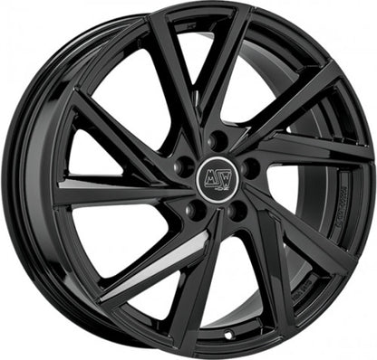 4 x MSW MSW 80-5 GLOSS BLACK & 4 x 235/35R19 91Y XL BRIDGESTONE POTENZA S005 AO