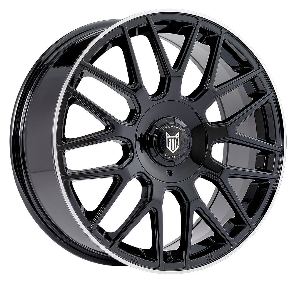 2 x FOX VR3 BLACK POLISH LIP & 2 x 225/45R18 95Y XL ROTALLA RU-01 + 2 x FOX VR3 BLACK POLISH LIP & 2 x 255/40ZR18 99Y XL ROTALLA RU-01