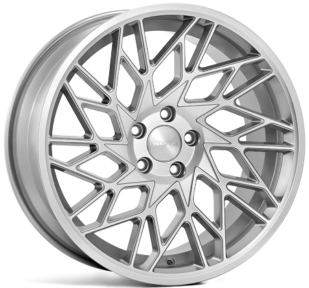 4 x Veemann V-FS29R Silver Machined & 4 x 235/35ZR19 91Y XL ACCELERA IOTA EVT