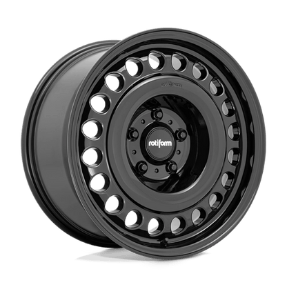 4 x Rotiform 1PC R191 STL GLOSS BLACK & 4 x 255/45R18 103Y XL GOODYEAR FP EAGLE F1 ASYMMETRIC 6