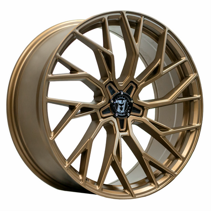 4 x Wolfrace 71 Voodoo CUSTOM Racing Bronze & 4 x 255/35R20 MI PS4S 97Y XL
