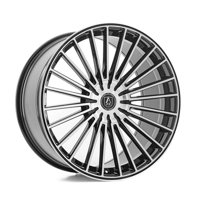 4 x AXE EX50 GLOSS BLACK & POLISHED & 4 x GDYR 265/45R21 108H F1ASY3S XLAO