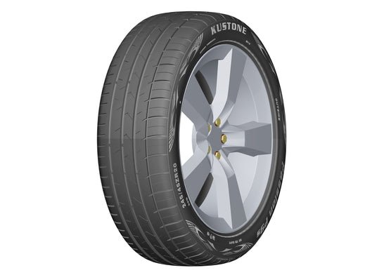 4 x Hawke Wheels Astrid Black & 4 x 285/40ZR22 110W XL KUSTONE PASSION P9S
