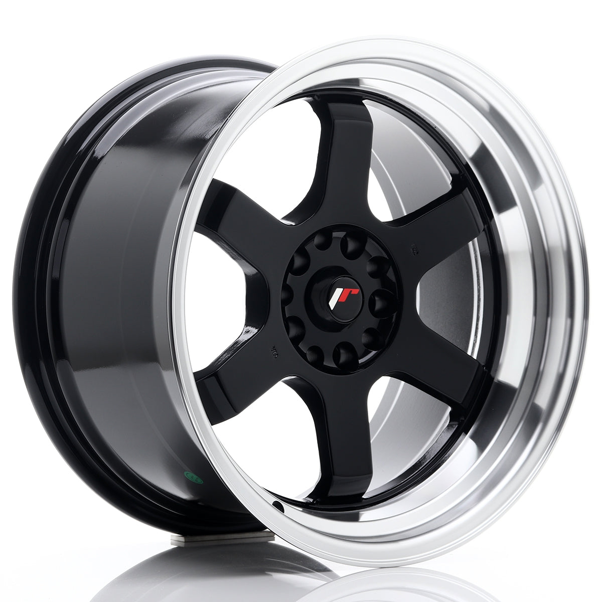 4 x JR Racing JR12 Gloss Black w/Machined Lip & 4 x 215/45R17 91W XL DYNAMO STREET-H MH01