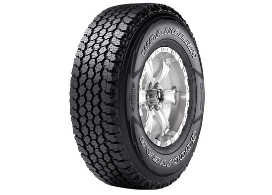 4 x Black Rhino ALSTON MATTE BLACK & 4 x 255/60R20 113H XL GOODYEAR WRANGLER AT ADVENTURE LR