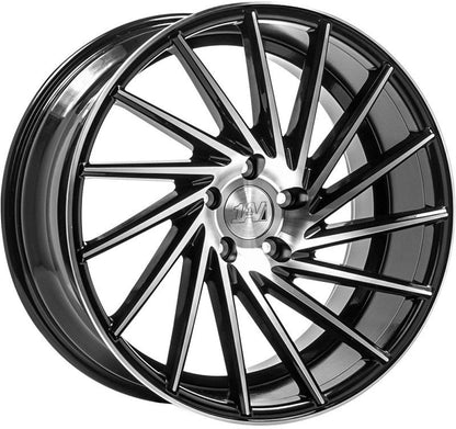 4 x 1AV ZX1 BLACK & POLISHED & 4 x 235/35ZR19 91W XL AUTOGREEN SUPERSPORT CHASER SSC5