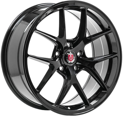 2 x AXE EX34 GLOSS BLACK & 2 x 225/35ZR20 (90Y) XL CONTINENTAL FR CONTISPORTCONTACT 7 + 2 x AXE EX34 GLOSS BLACK & 2 x 275/30ZR20 (97Y) XL CONTINENTAL FR CONTISPORTCONTACT 7