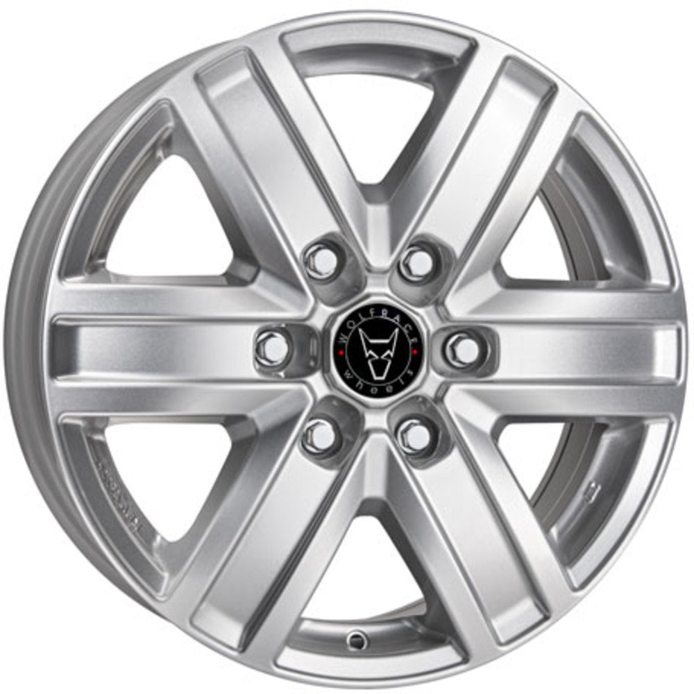 Wheel & Tyres Package( Wolfrace Eurosport TUV Transporter polar silver + 215/60R17 CO EC5 96H )