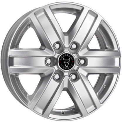 4 x Wolfrace Eurosport TUV Transporter polar silver & 4 x 235/60R17 GT MAXMILER PRO 117/115R