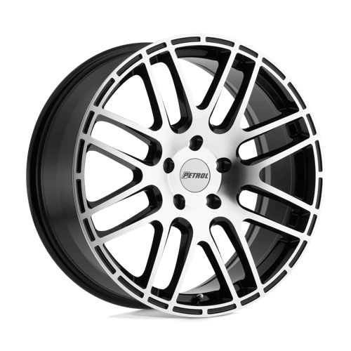 4 x Petrol P6A GLOSS BLACK W/ MACHINED CUT FACE