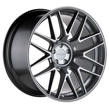 FRONT Wheel & Tyres Package( Beyern AUTOBAHN GLOSS GUNMETAL + 225/45R18 BST LM005 95VXL )