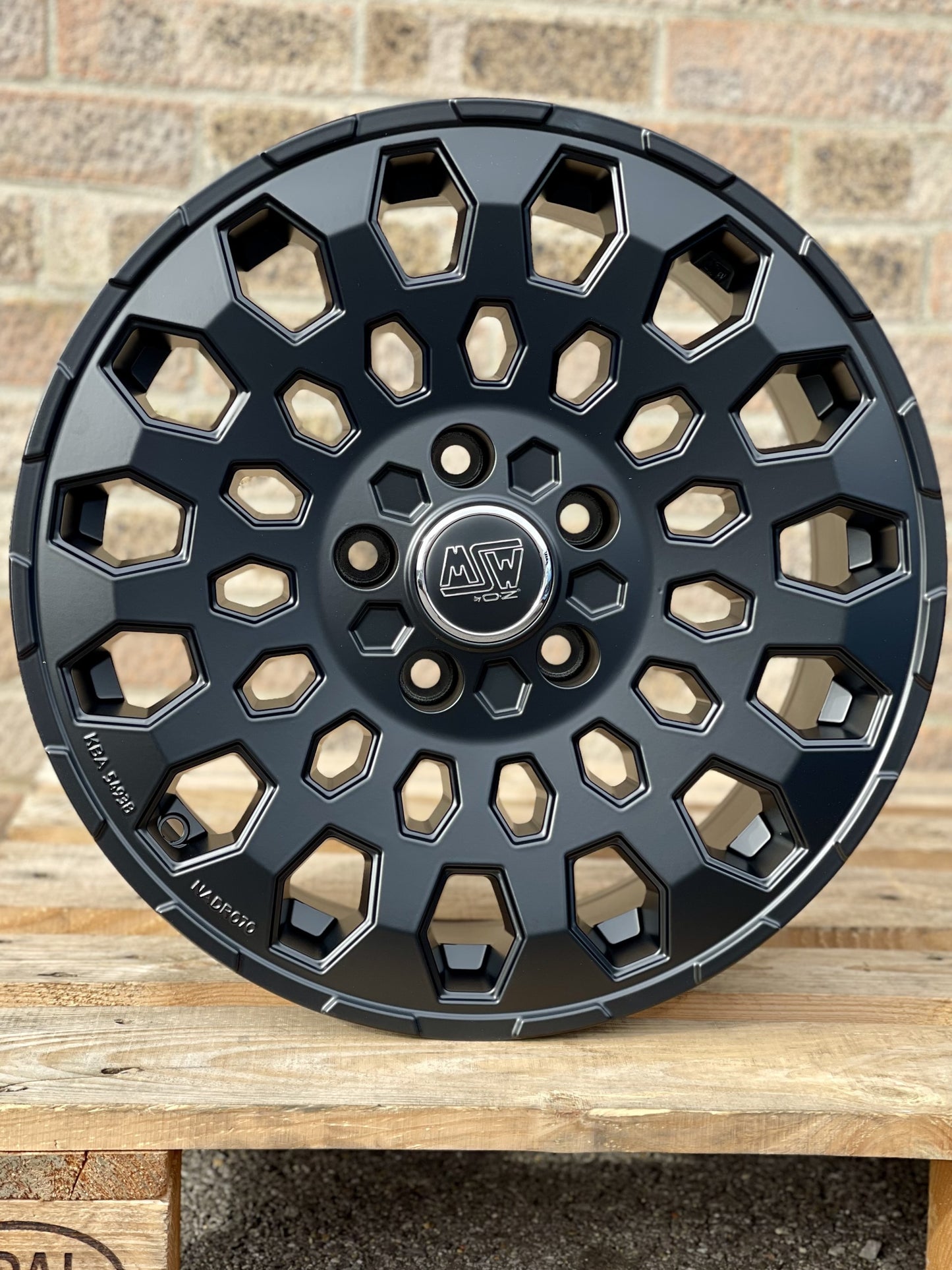 17" Volkswagen Crafter MAN TGE MSW 99 Matt Black Alloy Wheels