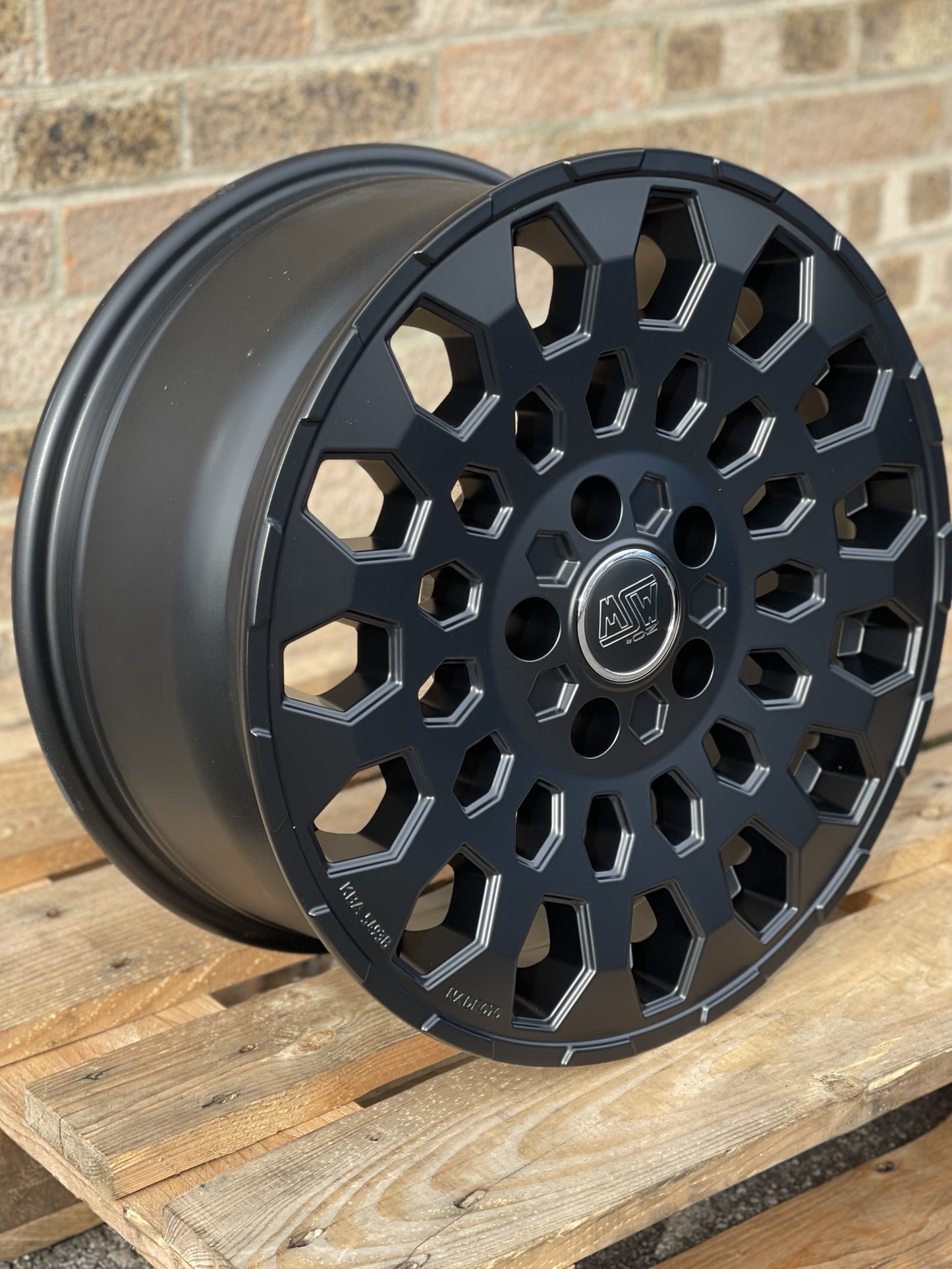 17" Volkswagen Crafter MAN TGE MSW 99 Matt Black Alloy Wheels