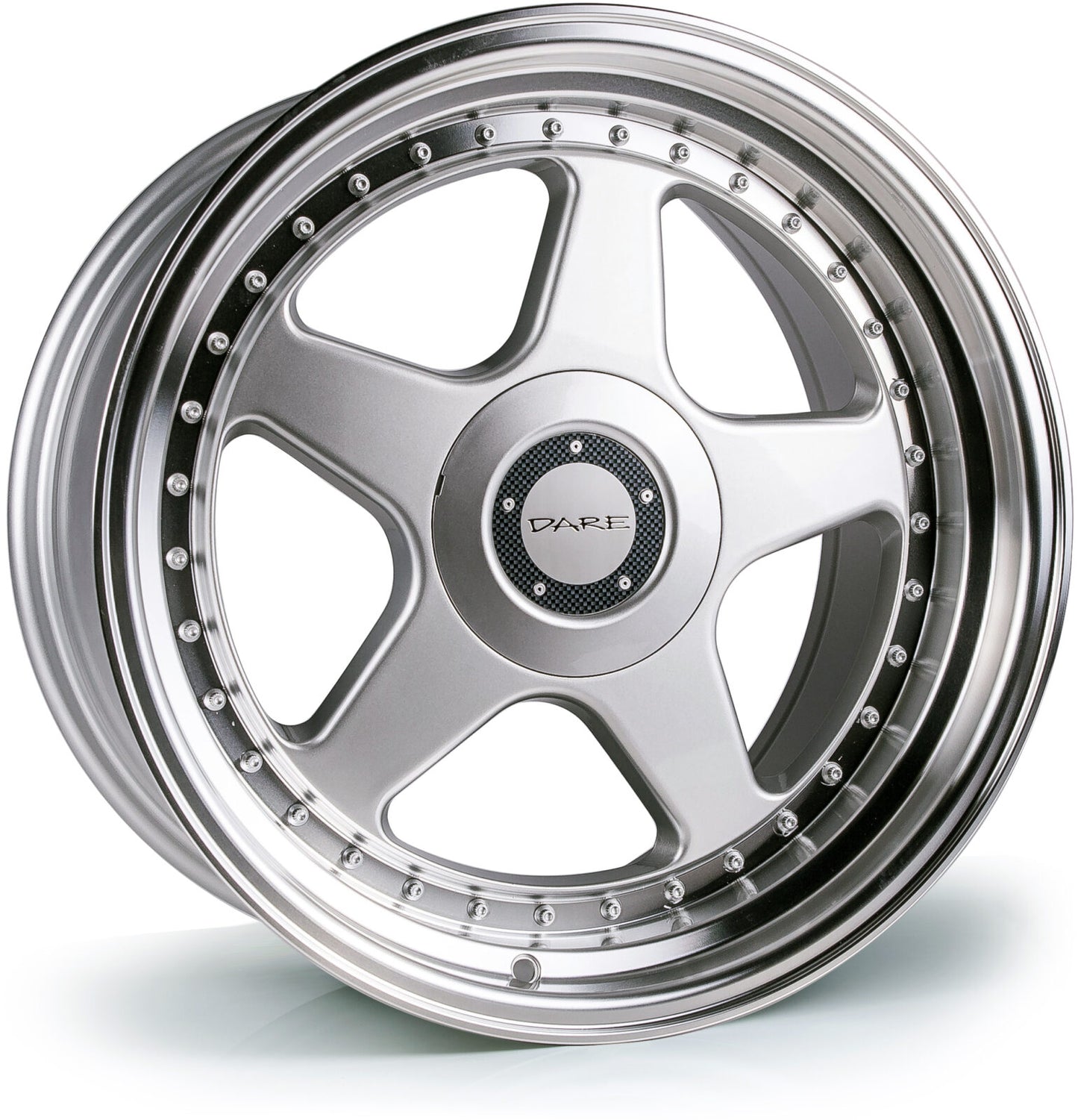 4 x Dare F5 Silver Polished Lip & 4 x 255/35ZR19 (96Y) XL PIRELLI P-ZERO (PZ5)