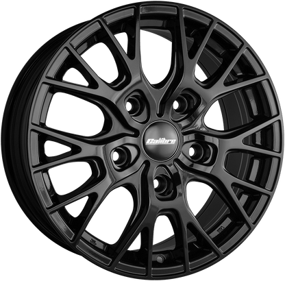 4 x Calibre Crusade Gloss Black & 4 x 245/45ZR18 100Y XL CONTINENTAL FR CONTISPORTCONTACT 7 MO1