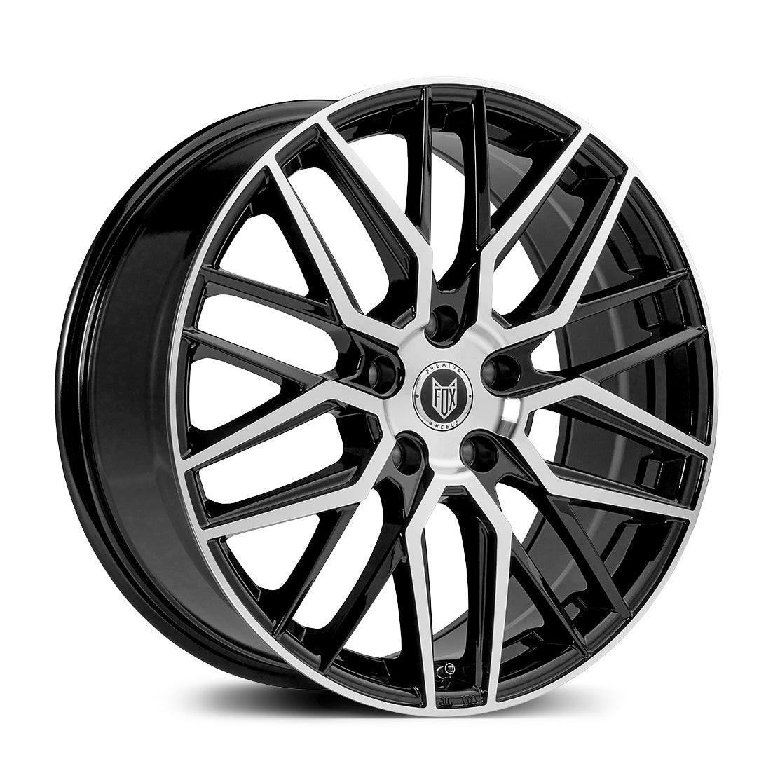 Wheel & Tyres Package( FOX BMAS1 BLACK POLISH + 225/40R18 OVATION VI388 92W XL )