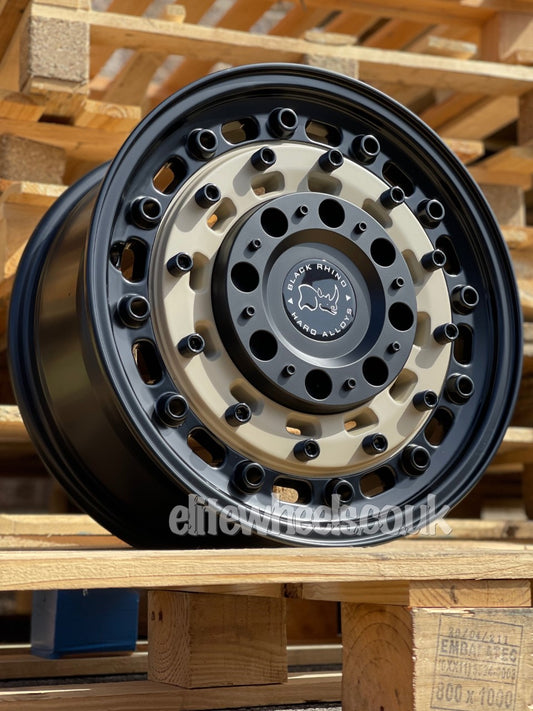 17" Mercedes Sprinter Volkswagen Crafter Black Rhino Arsenal Sand Alloy Wheels