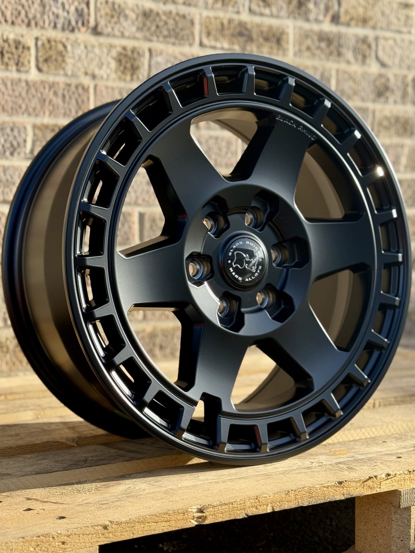 18" Volkswagen Transporter T7 Black Rhino Bahari Matt Black Alloy Wheels