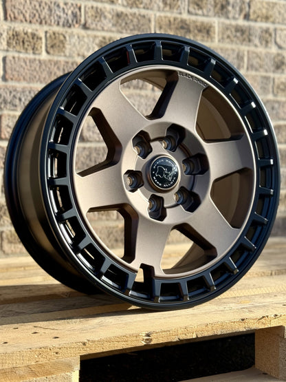 18" Volkswagen Transporter T7 Black Rhino Bahari Matt Bronze Alloy Wheels