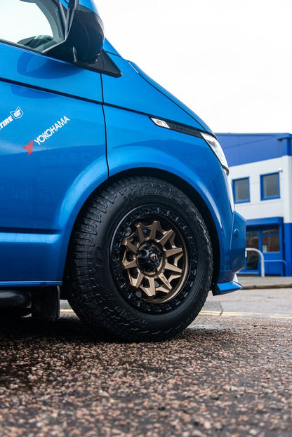 17" Volkswagen Transporter Fuel Covert Bronze Alloy Wheels and Tyres