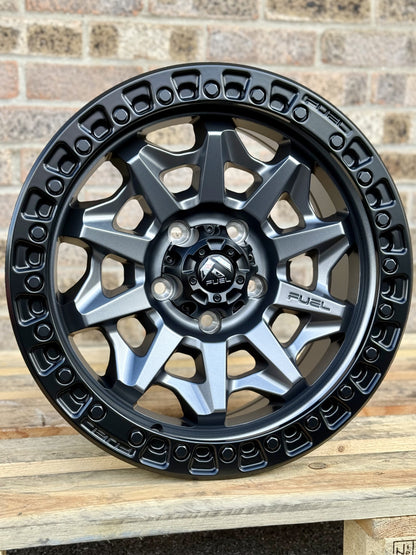 17" Volkswagen Transporter Fuel Covert Matt Grey Alloy Whees