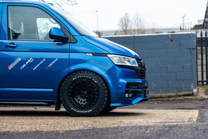 17" Volkswagen Transporter Fuel Zephyr Matt Black Alloy Wheels