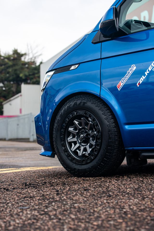 17" Volkswagen Transporter Fuel Covert Matt Grey Alloy Whees