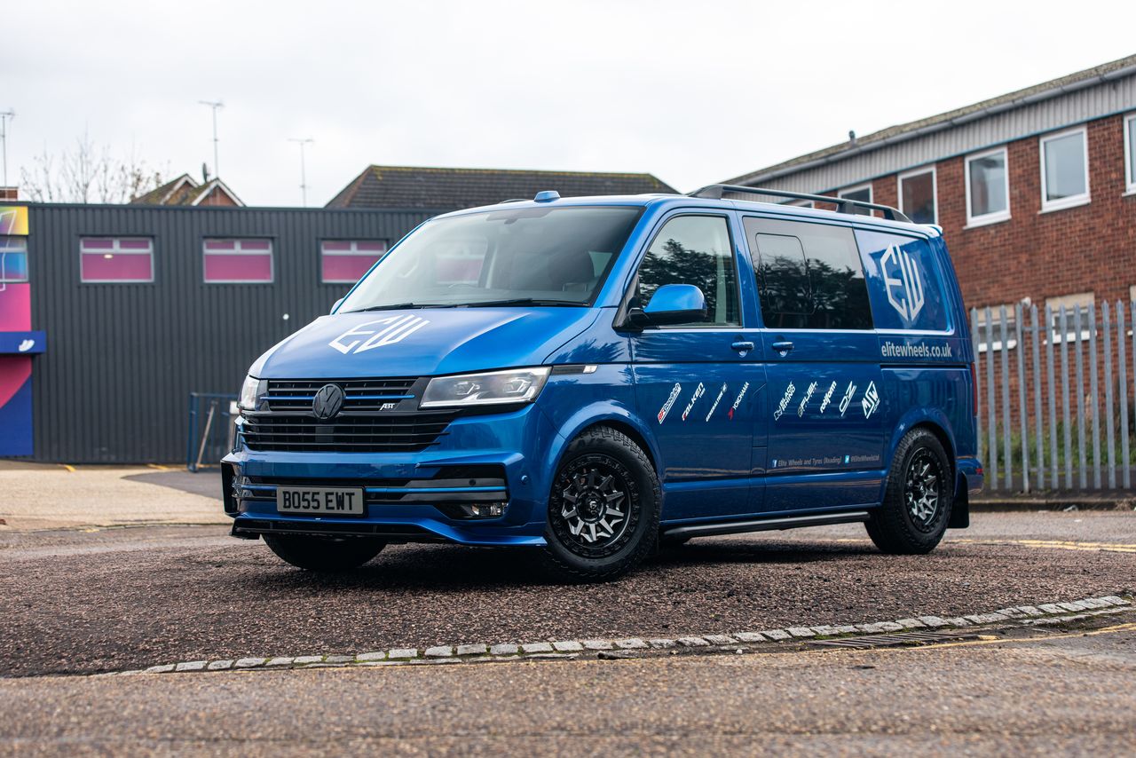 17" Volkswagen Transporter Fuel Covert Matt Grey Alloy Whees