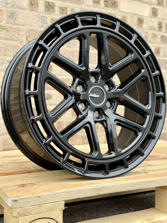 20" 2024 Volkswagen Transporter T7 Calibre CV3 Gloss Black Alloy Wheels